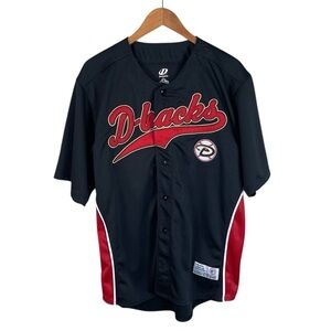 TS243 Men’s Dynasty Diamondbacks MLB Team Baseball Jersey L
